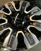 Four 2025 GMC Sierra Denali Ultimate HD2500 Factory 20" Wheels OEM 84830459 Chrome Inserts