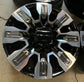 Sold Four 2025 GMC Sierra Denali Ultimate HD2500 Factory 20" Wheels OEM 84830459 Black & Chrome