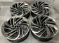 2024-2026 Lincoln Navigator OEM 22" Machined Gray Wheel Rim Set of 4 | SL74-1007-TB | 10664

