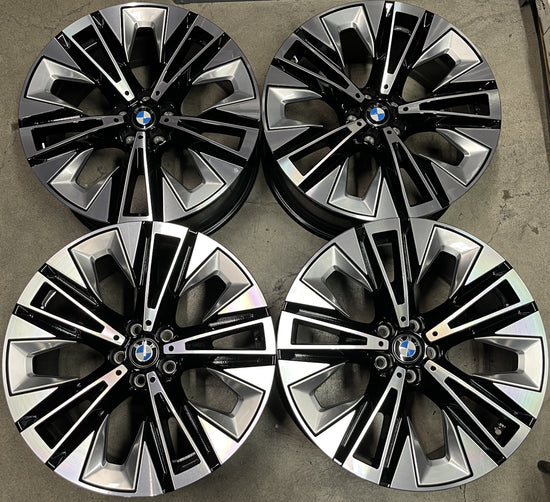 Four 2024 BMW 540I XDrive Factory 20 Wheels Rims OEM 36115A33B24 B25 530 550