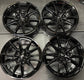 Four 2025 Ford Mustang GT Factory 19 Wheels Rims OEM PR3C1007CA Gloss Black