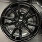Four 2025 Ford Mustang GT Factory 19 Wheels Rims OEM PR3C1007CA Gloss Black
