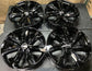 Four 2025 Cadillac Escalade Platinum Factory 24 Wheels OEM Rims Gloss Black 84949574
