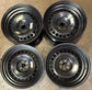 Four factory 2026 Chevy GMC 1500 Transport Steel 24 Wheels Rims 84939882 OEM Black