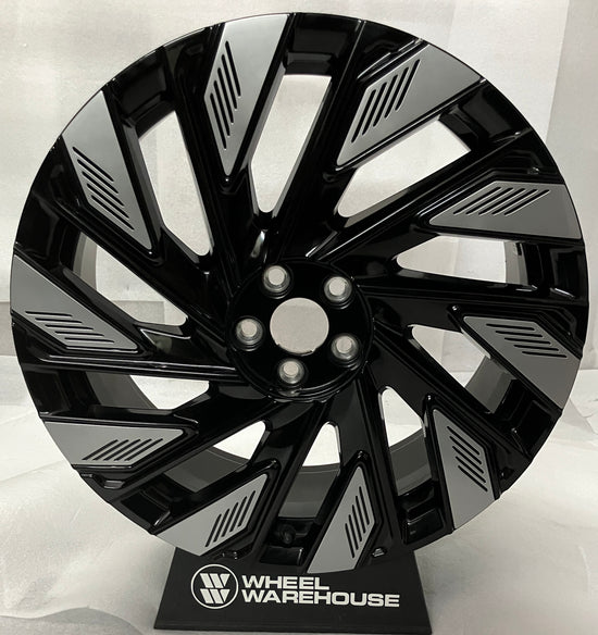 2024-2026 Lincoln Nautilus OEM 22 Inch Black Silver Wheel Rim Take-Off