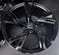 Four 2021-2023 Audi RS6 Avant Sport Factory 22 Wheels OEM Rims 4K0601025 Gloss Black