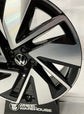 2024-2026 Volkswagen Atlas Factory 20" Black Machined Wheel Single OEM Original | 3QF601025AC 95720 70115