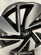 2024-2026 Volkswagen Atlas Factory 20" Black Machined Wheel Single OEM Original | 3QF601025AC 95720 70115