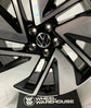 2024-2026 Volkswagen Atlas Factory 20" Black Machined Wheel Single OEM Original | 3QF601025AC 95720 70115