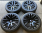 2025-2026 GMC Yukon Denali 24 Inch Gloss Black OEM Wheel Rim and Bridgestone Alenza A/S 02 Tire Set of 4, OEM 84949595, Interchange 08994
