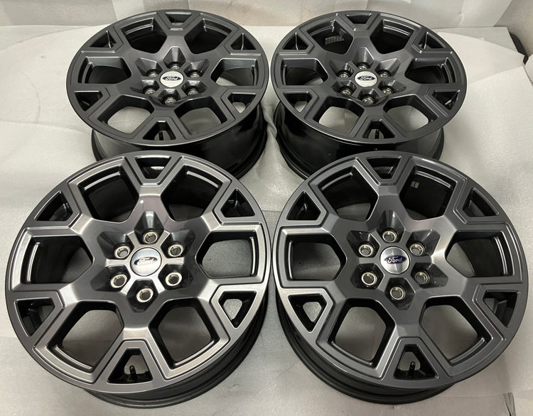 2005-2026 Ford F150 20 Inch Full Paint Dark Gray OEM Wheel Rim Set of 4, 6x135 Bolt Pattern, +44mm Offset, OEM Part TL341007HA
