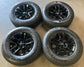 2024-2026 Chevrolet Silverado Tahoe Suburban 1500 OEM 18-inch gloss black wheel rim and Goodyear Territory AT tire set of 4
