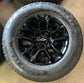2024-2026 Chevy Silverado Tahoe Suburban 1500 OEM 18" Gloss Black Wheel/Rim Tire Set of 4 | 84775274 14091