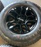 2024-2026 Chevy Silverado Tahoe Suburban 1500 OEM 18" Gloss Black Wheel/Rim Tire Set of 4 | 84775274 14091