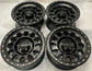 Dodge Ram and older GM trucks Method 315 17x8.5 matte black wheel rim set of 4, 8x165.1, ET-0, part DX0710 1785
