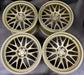 Four 2022-2026 Lotus Emira 20" Wheels Gold Titan 7 TM20 Forged Take Offs 20x9 20x11
