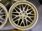 Four 2022-2026 Lotus Emira 20" Wheels Gold Titan 7 TM20 Forged Take Offs 20x9 20x11