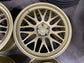 Four 2022-2026 Lotus Emira 20" Wheels Gold Titan 7 TM20 Forged Take Offs 20x9 20x11