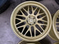 Four 2022-2026 Lotus Emira 20" Wheels Gold Titan 7 TM20 Forged Take Offs 20x9 20x11