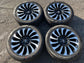 Four 2023 2024 Lincoln Navigator Black Label Factory 22 Wheels Tires OEM 10499 Rims
