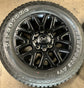 2017-2027 RAM 2500/3500 OEM 20" Semi Gloss Black Wheel/Rim Tire Set of 4 | 68629290AA