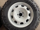 Sold (5) 2024 Land Rover Defender Factory 18 Steel Wheels Tires OEM Rims White Goodyear A/T