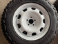 Sold (5) 2024 Land Rover Defender Factory 18 Steel Wheels Tires OEM Rims White Goodyear A/T