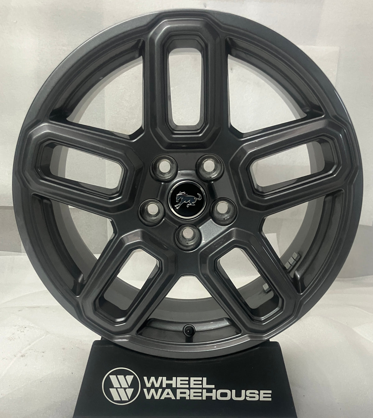 2021-2026 Ford Bronco Sport Maverick OEM 17x7 Dark Gray Wheel Rim Single take-off, 5x108, OEM R1PC1007AA, interchange 10673
