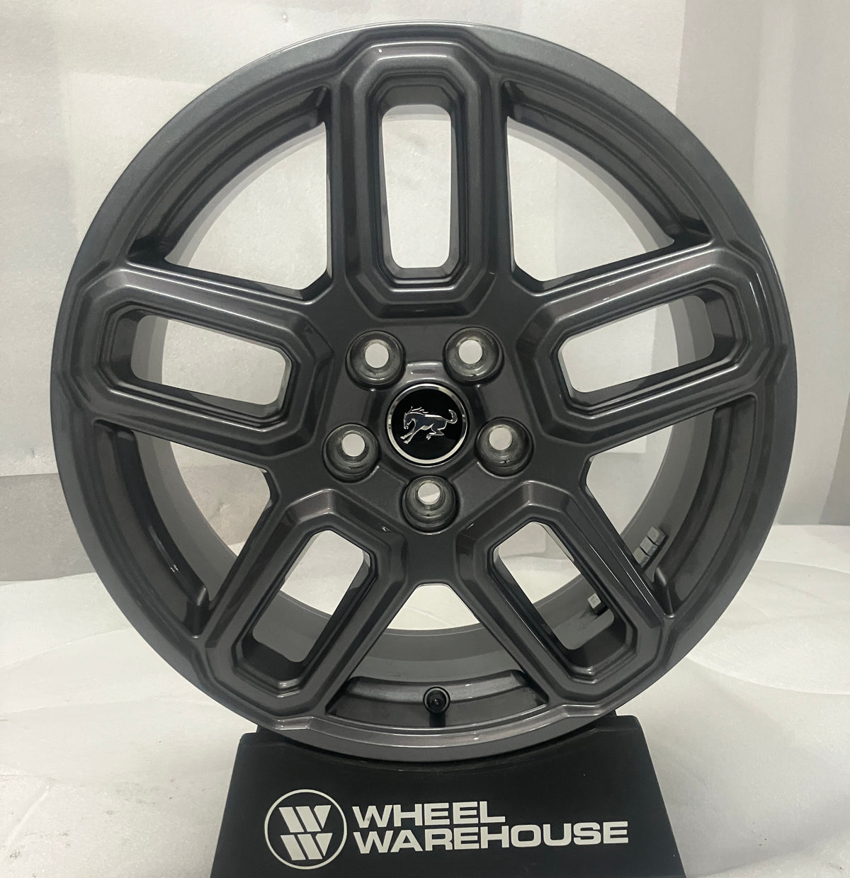 2021-2026 Ford Bronco Sport Maverick OEM 17x7 Dark Gray Wheel Rim Single take-off, 5x108, OEM R1PC1007AA, interchange 10673
