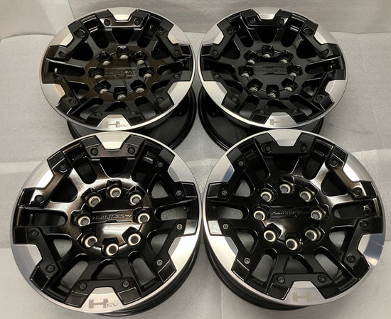 Sold Four 2025 GMC Hummer EV Factory 18 Wheels OEM Rims 84806059 Black 84871281