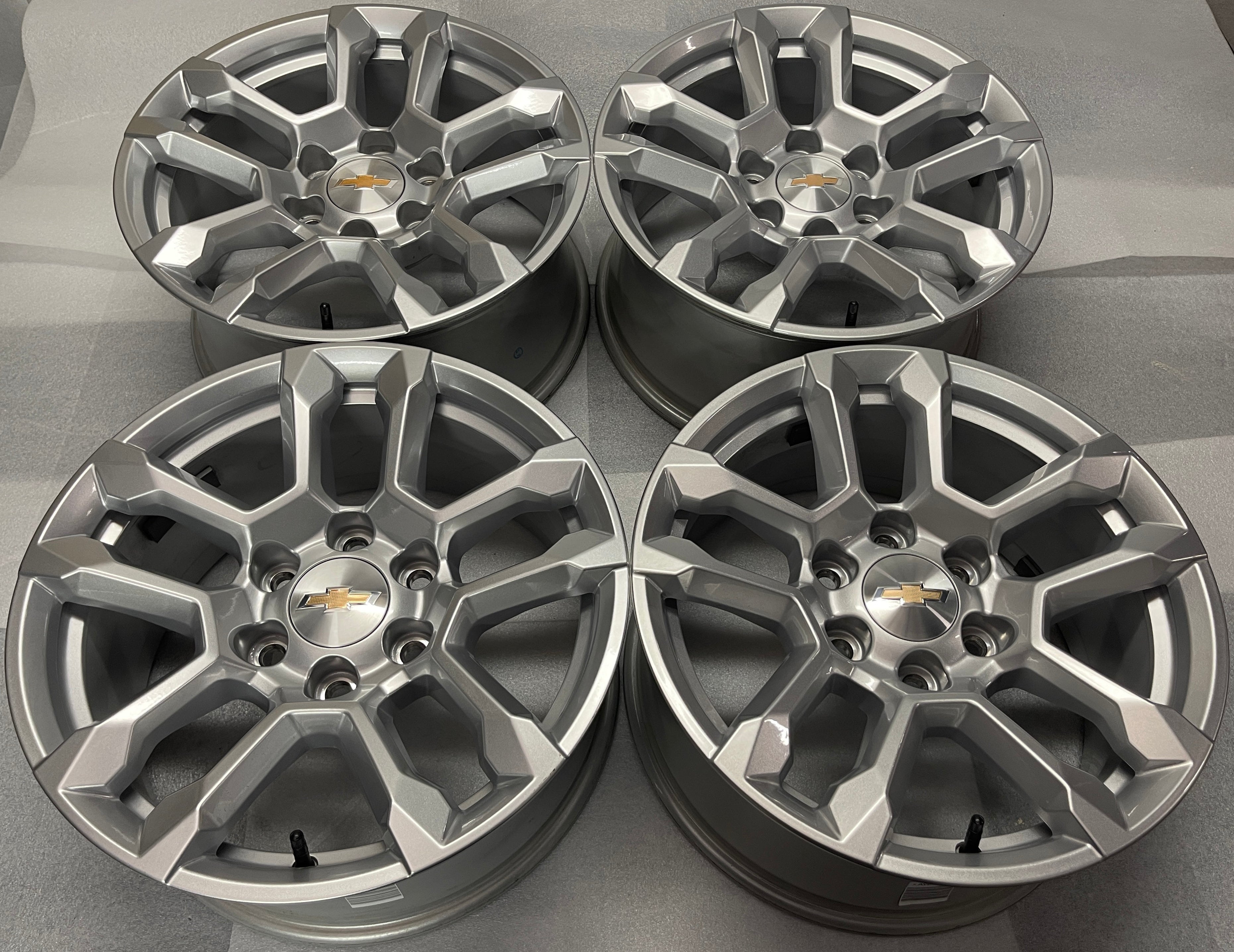 Four 2025 Chevy Silverado Tahoe Factory 18 Wheels Rims OEM 14091 ...