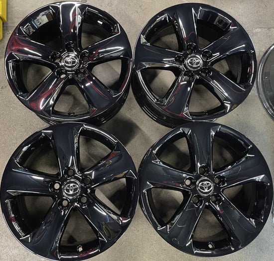 Sold Four Toyota Rav4 Factory 17 Wheels Rims OEM 69626 PVD "Black Chrome" Camry