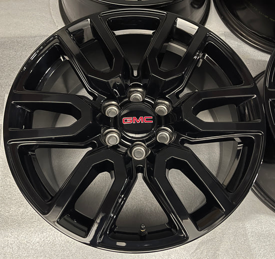 2026 GMC Sierra Yukon AT4 Elevation Factory 20 Wheels 5914 OEM Rims Silverado Black