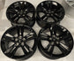 Sold Four 2025 Ford Mustang GT Factory 18 Wheels RIMS OEM PR3C1007BA Black