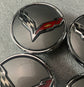 Sold Set of 4 2020-2025 Chevrolet Corvette C8 Gray Center Caps 9595010