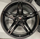 2024 2025 2026 Chevy Corvette C8 OEM Gloss Black 19" 20" Wheel Rim Set of 4 | 84978126 84978127 94027 94028