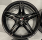 2024 2025 2026 Chevy Corvette C8 OEM Gloss Black 19" 20" Wheel Rim Set of 4 | 84978126 84978127 94027 94028