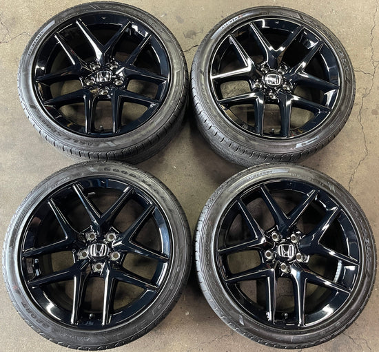 2025 Honda Civic Factory 18 Wheels Tires OEM 10393 Rims 42700-T20-A71 Black