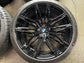 2023-2025 BMW M2 OEM 19" & 20" Gloss Black Wheel Rim Tire Set of 4 w/ Michelin | 36117882869 36117882870 86950 86951