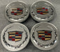 Set of 4 Authentic OEM Cadillac CTS DTS SRX XLR ATS Center caps 9597375 Colored Medallion