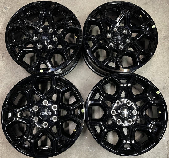 Sold Four 2025 Ford F150 Factory 18 Wheels OEM 10340 Rims ML341007BA Gloss Black