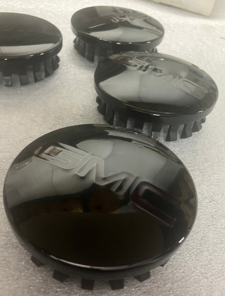 Set of 4 Authentic OEM 2026 GMC Ghost Sierra Yukon 1500 Center Caps 3.5" OEM