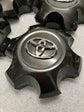 Set of 4 Toyota Tacoma TRD Sport Dark Gray OEM Wheel Center Caps 4260B-04060