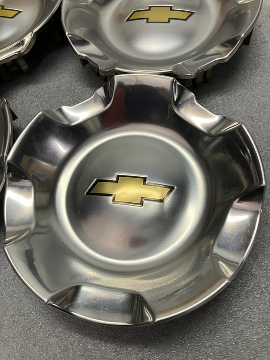 Set of 4 Polished Center Caps for 2007-2013 Chevy 1500 20" wheels 5308A 9595152