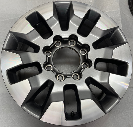 Sold One (1) Single 2025 Chevrolet Silverado 2500 Machined Grey 20 Wheel Rim 14032 OEM 84742718