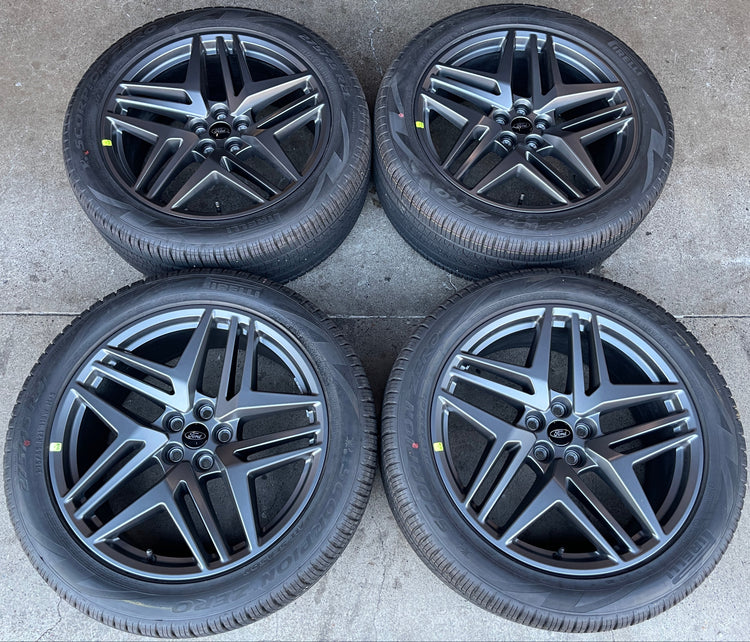2020-2026 Ford Explorer ST Factory 21" Gray Wheels & Tires Set of 4 OEM Original RB5C-1007-G1B
