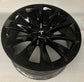 ONE 2018 2019 Tesla X Genuine factory Rear 20 OEM Wheel Gloss Black Slipstream