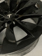 ONE 2018 2019 Tesla X Genuine factory Rear 20 OEM Wheel Gloss Black Slipstream