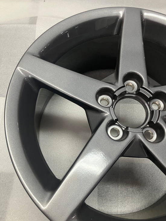 ONE Factory 2005-2007 Chevrolet Corvette FRONT 18 Wheel 9594346 OEM 5207 Rim Charcoal