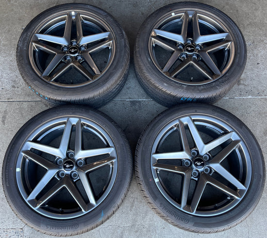 2026 Ford Mustang GT 19 Factory Wheels Tires Rims Hyper Silver OEM 255/40/19